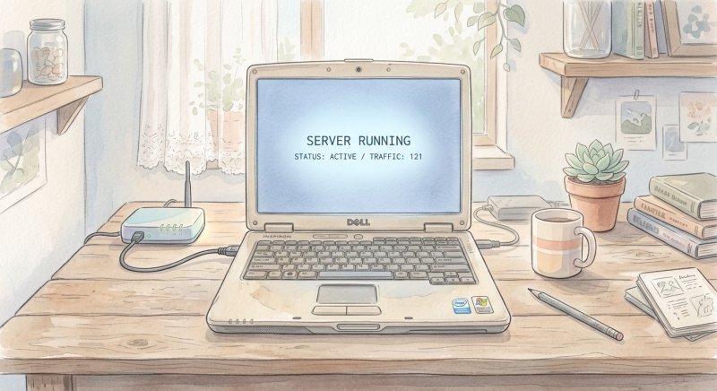 구형 하드웨어의 재해석: 2007년형 레거시 시스템이 증명한 자율형 웹 서버 인프라의 미래